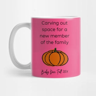 Pumpkin Baby Announcement (Fall 2024) Mug